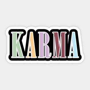 Karma Sticker